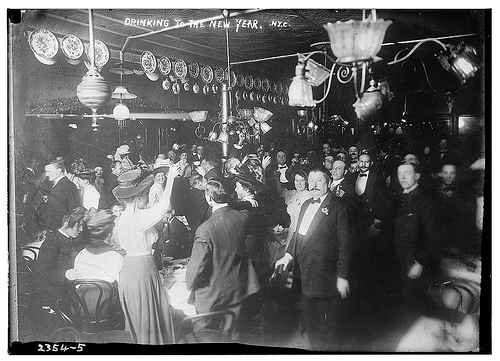 Drinking to the New Year, NY (LOC)