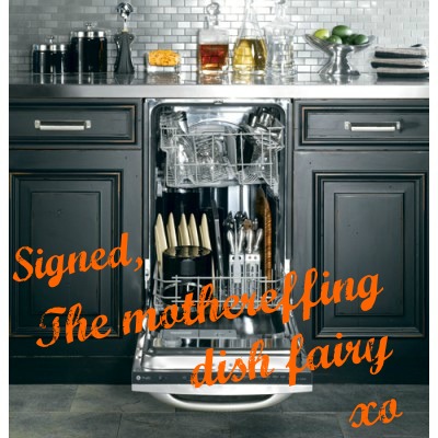 Signed, The mothereffing dish fairy