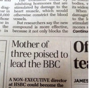 Mother of three poised to lead the BBC