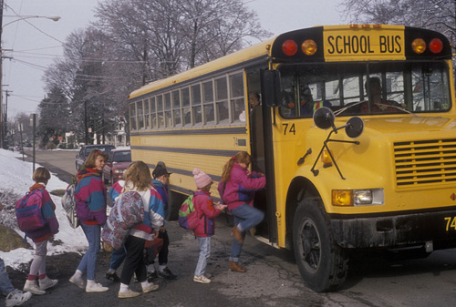 kids lose stuff - bus